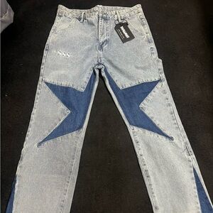 Blue Star Patch Jeans